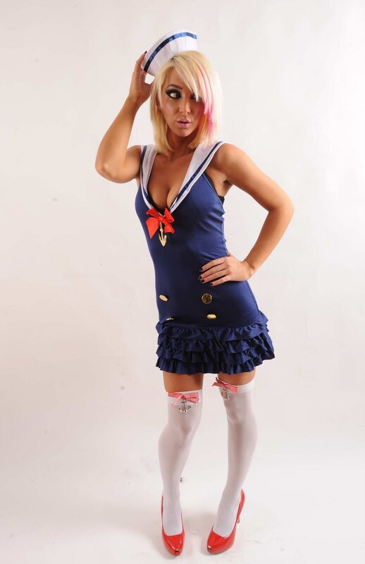woman in sailor costume