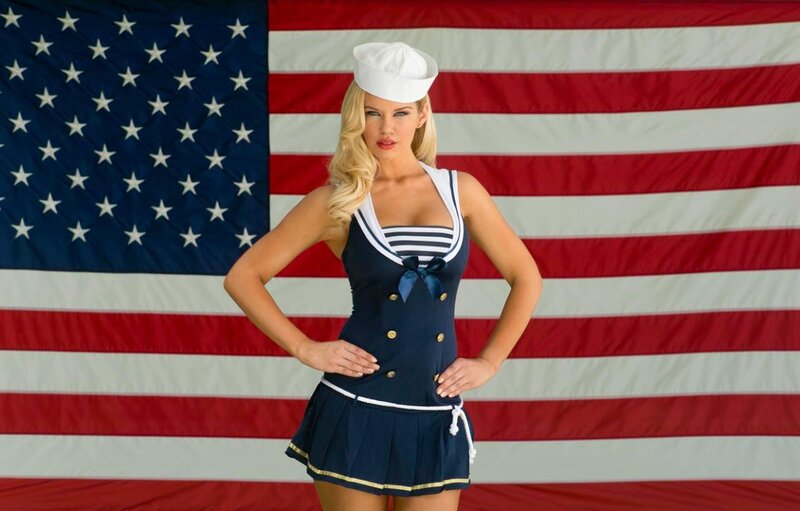 woman in sailor costume