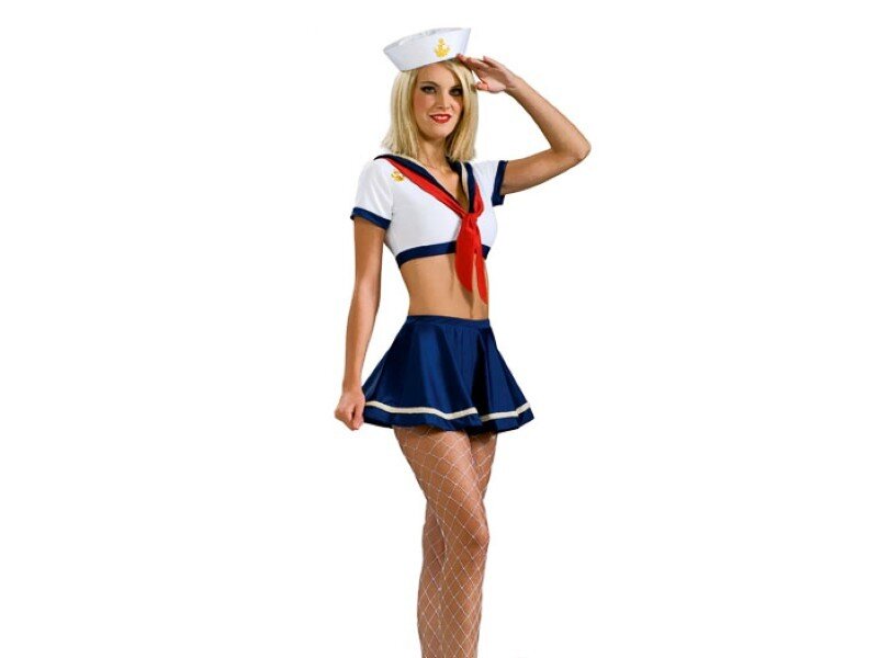 woman in sailor costume