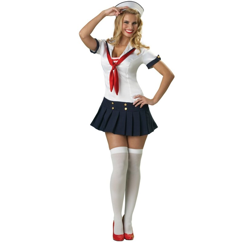 woman in sailor costume