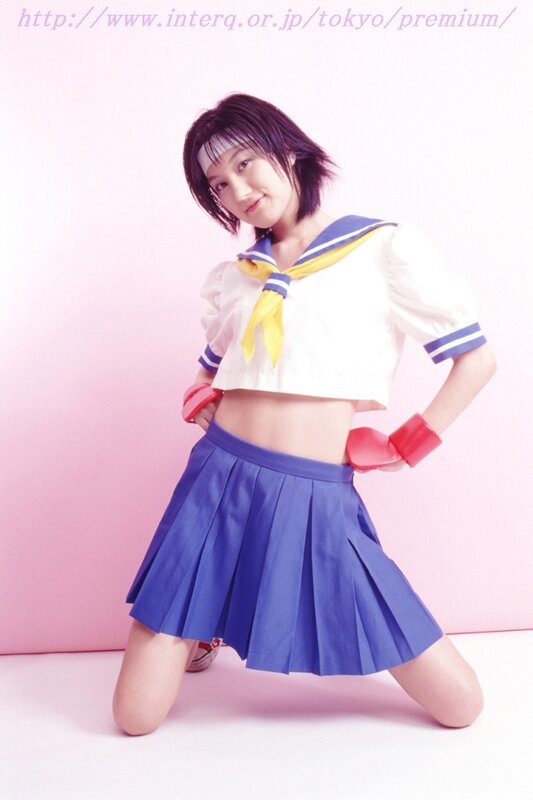woman in sailor outfit