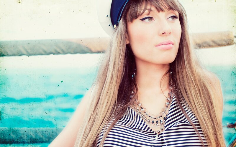 woman in sailor outfit