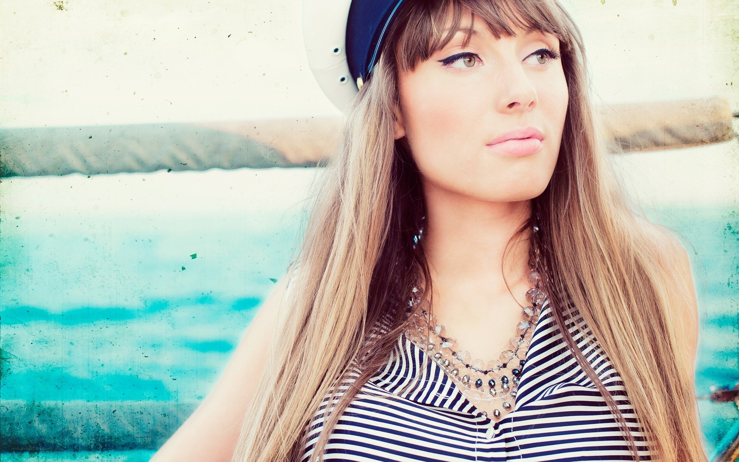 woman in sailor outfit