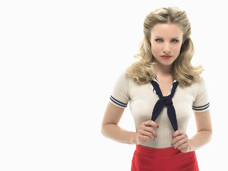 woman in sailor-style top