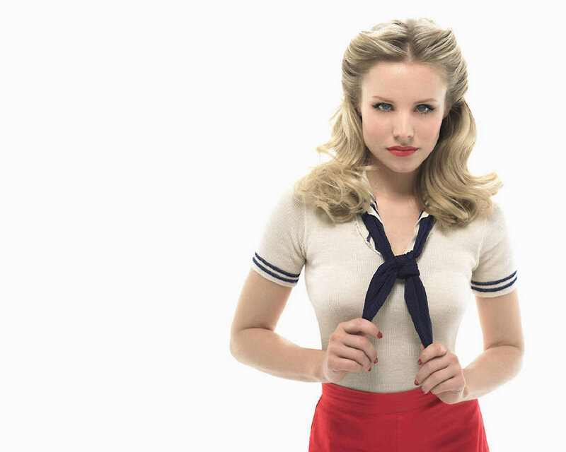 woman in sailor-style top