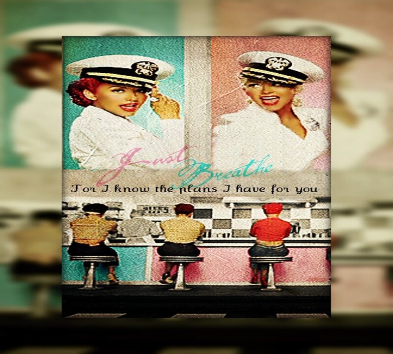 Woman in Sailor Uniform — Teal