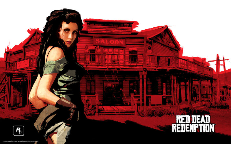 Woman in Saloon Town
