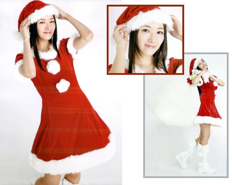 woman in santa outfit