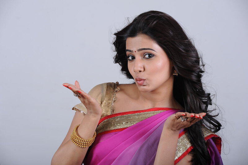 Woman in Sari — Pink, Playful