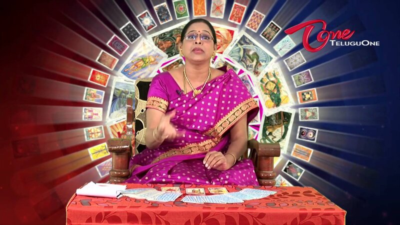 Woman in Sari with Tarot Cards