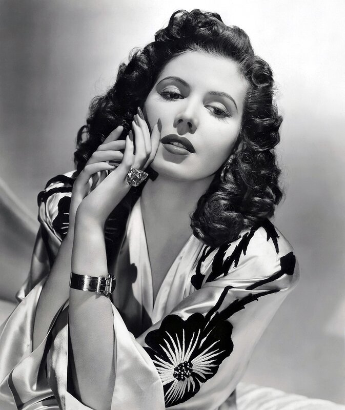 woman in satin robe