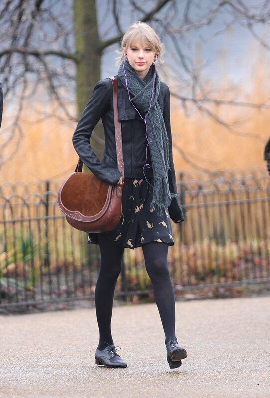 woman in scarf and boots