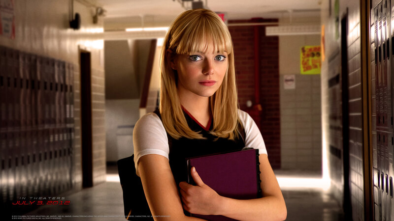 Woman in School Hallway — White