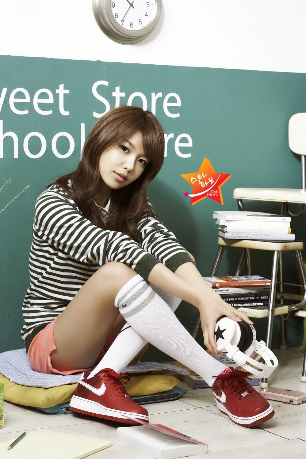 woman in school setting