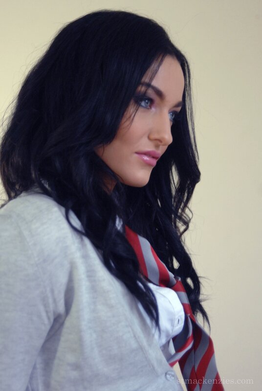 woman in school uniform