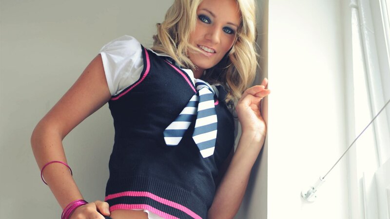 woman in school uniform