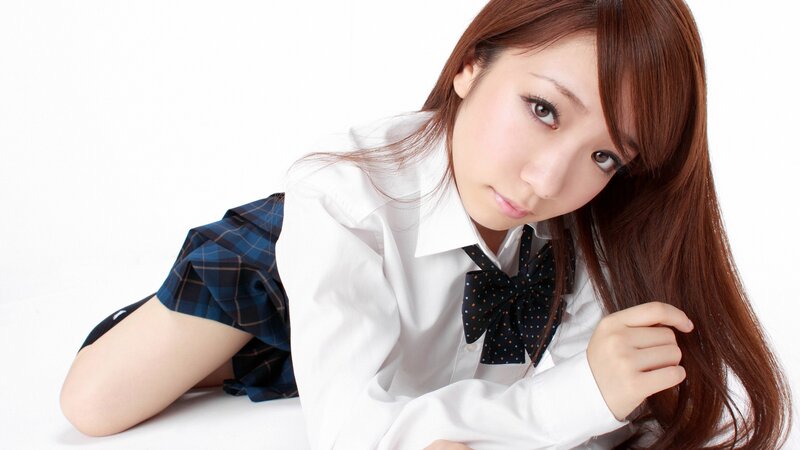woman in school uniform