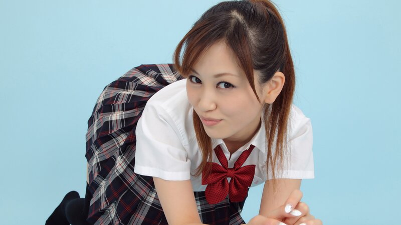 woman in school uniform