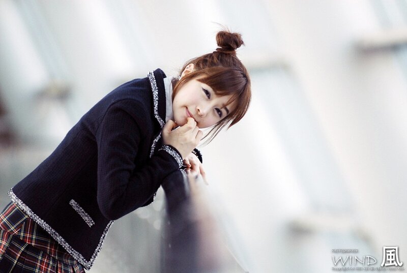 woman in school uniform
