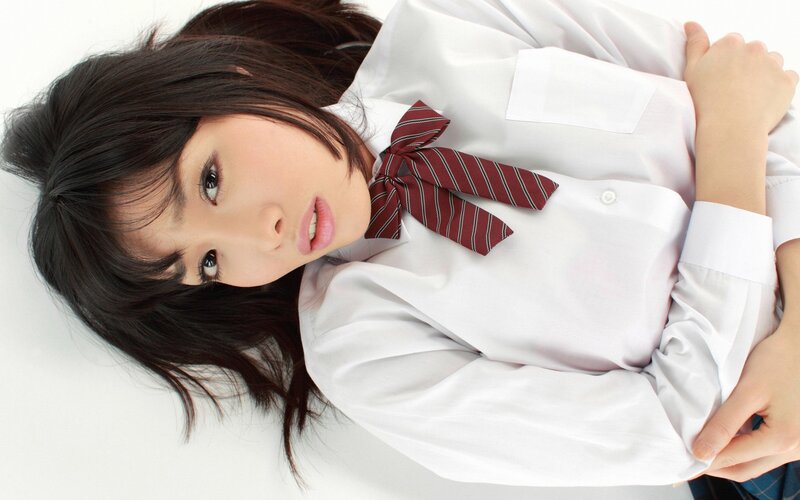 woman in school uniform