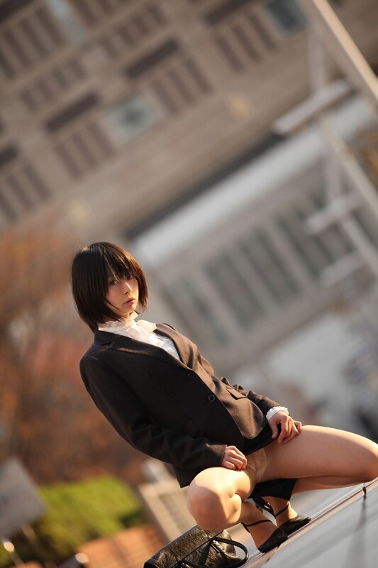 woman in school uniform