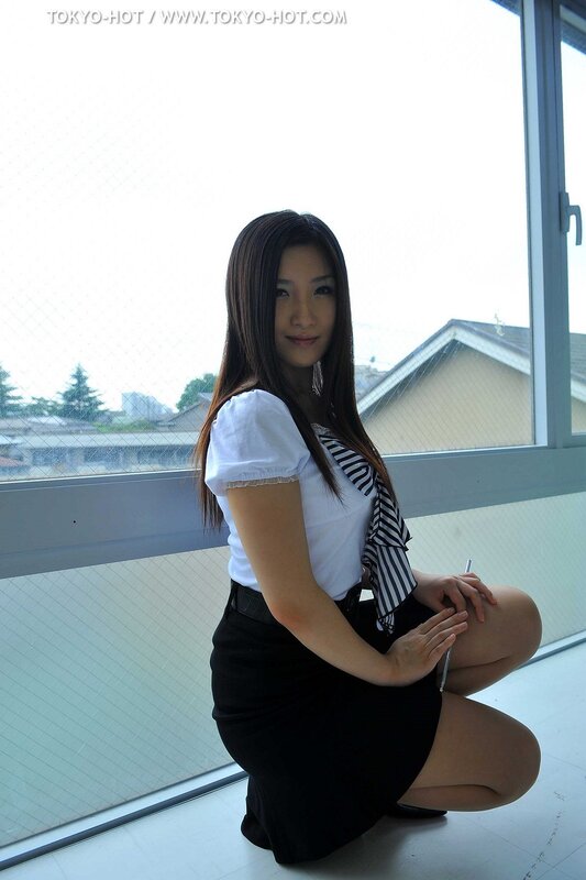 woman in school uniform