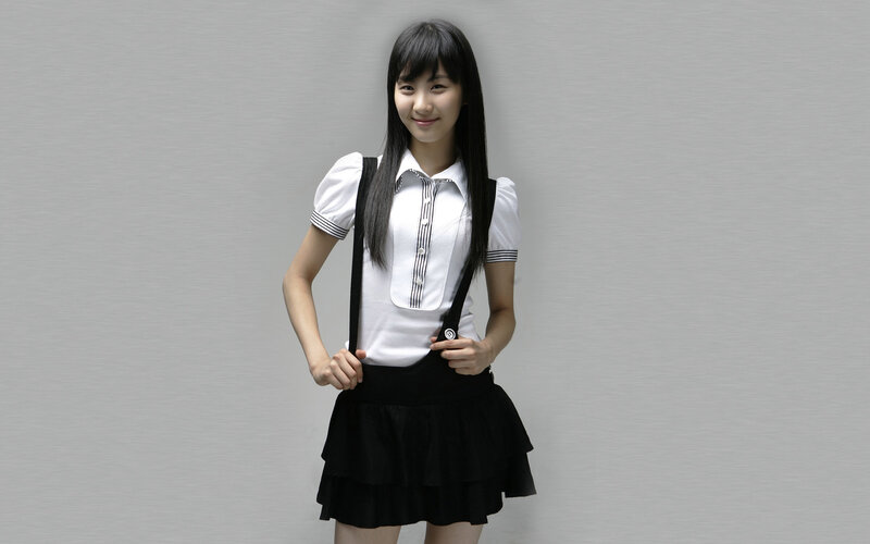 woman in school uniform