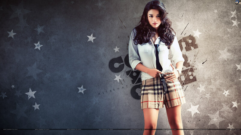 Woman in School Uniform — Gray