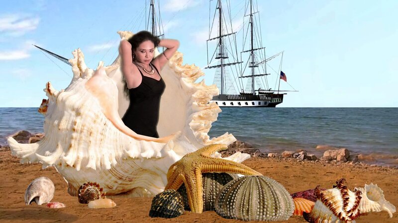 Woman in Seashell — Beige