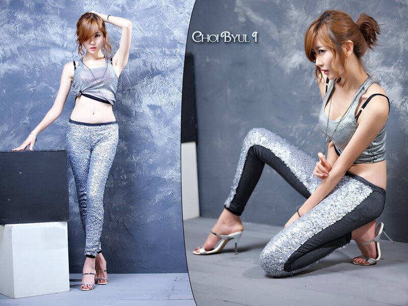 woman in sequin outfit