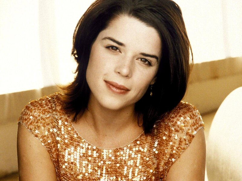 Woman in Sequin Top — Gold, Calm