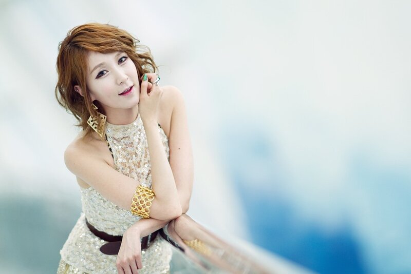 woman in sequined dress