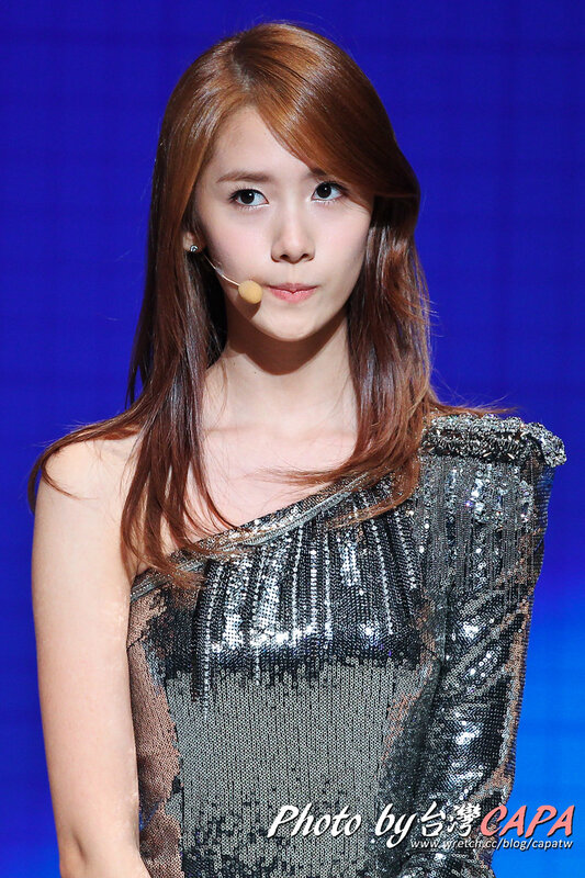 Woman in Sequined Dress — Blue, Formal, Photograph, Microphone