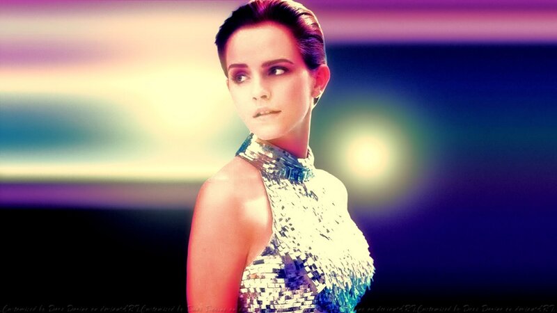 Woman in Sequined Dress — Purple, Dramatic, Photograph, Sequins