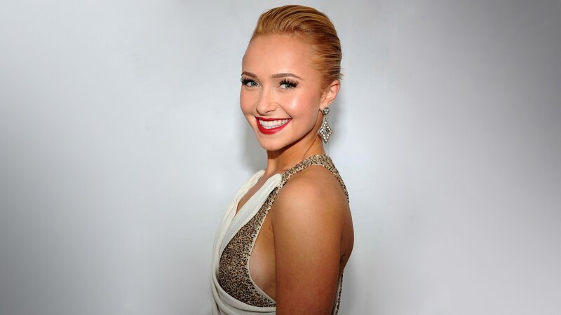 Woman in Sequined Dress — White, Confident, Photograph, Sequins, Earrings