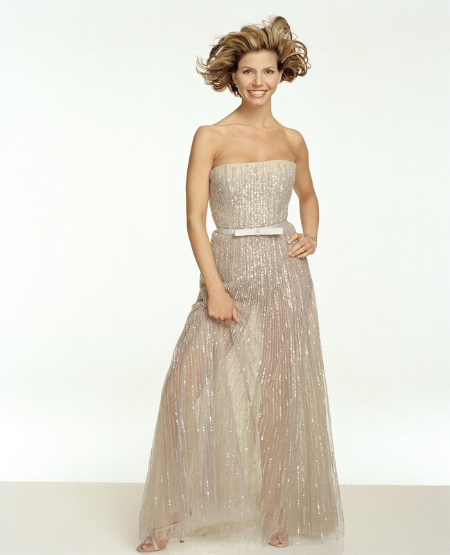 Woman in Sequined Gown — Silver