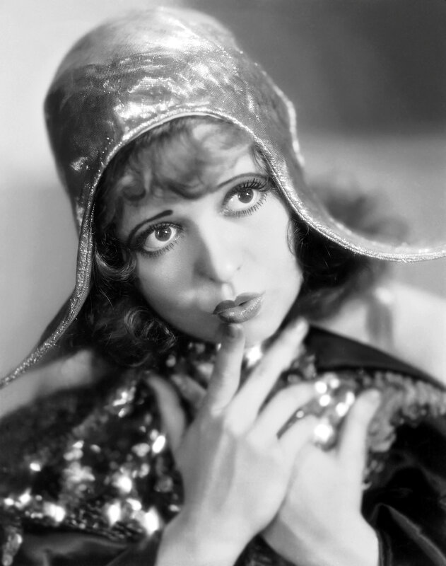 woman in sequined hood