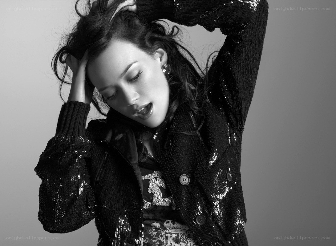 woman in sequined jacket