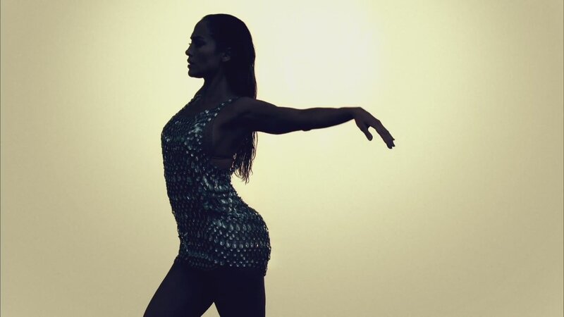 Woman in Sequined Top — Black, Dramatic