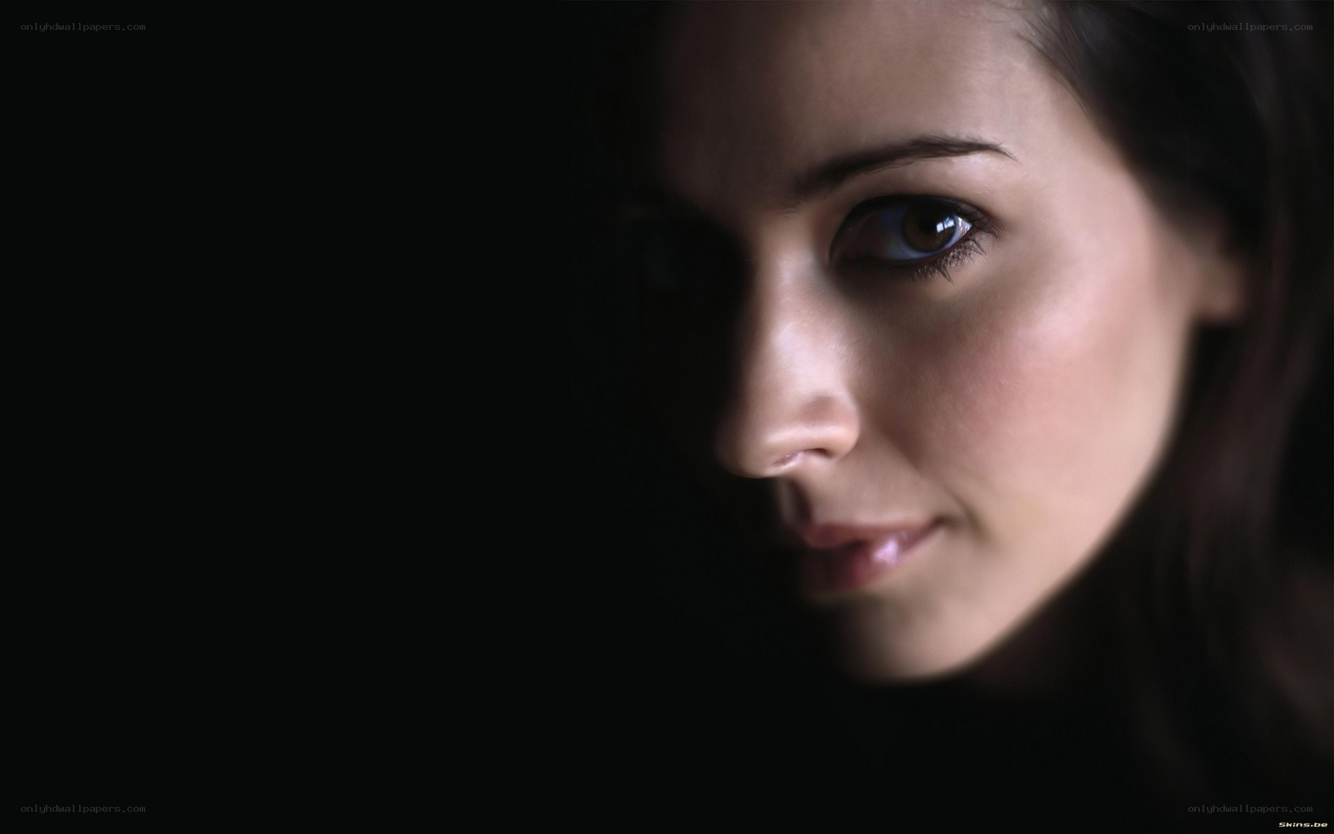 woman in shadow