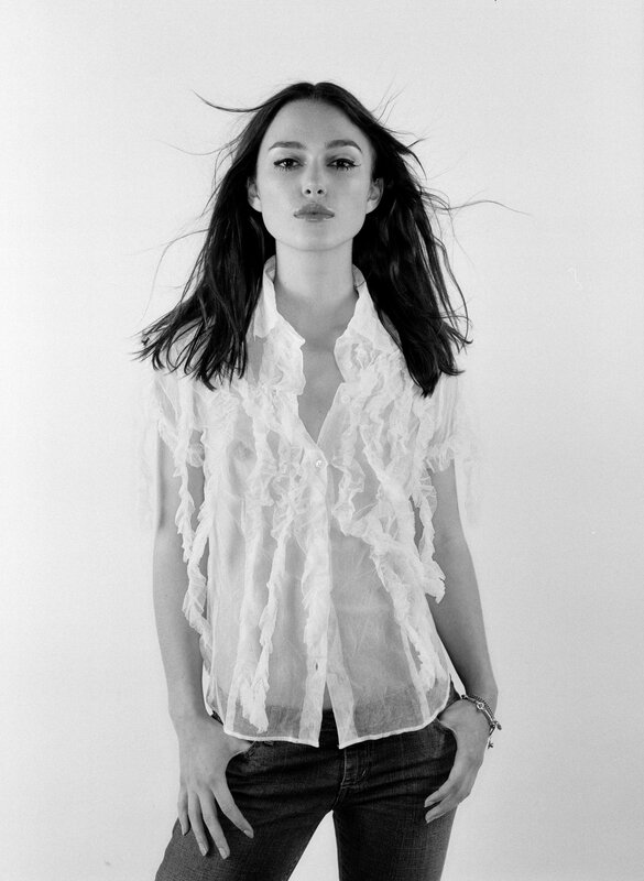 woman in sheer blouse