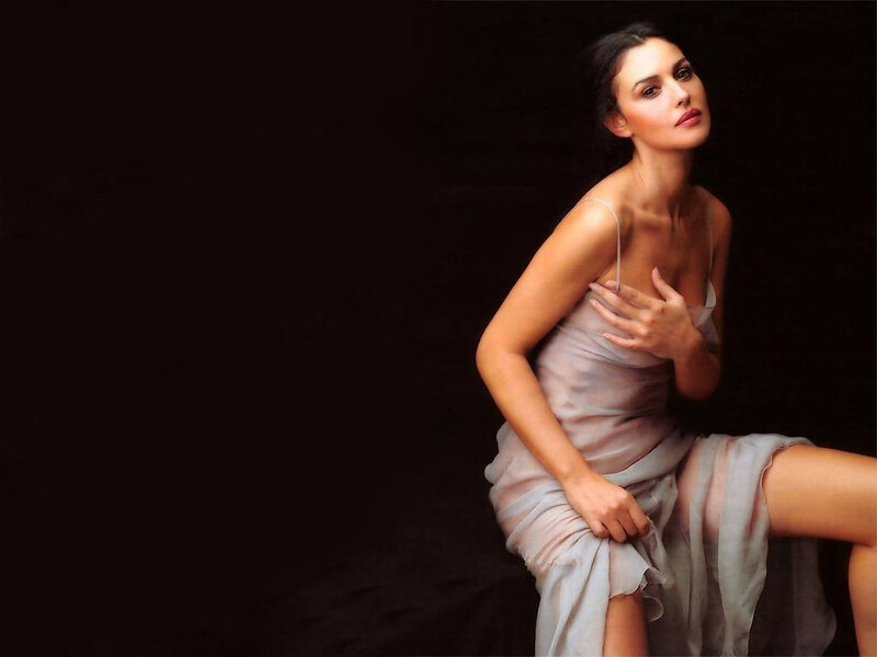 woman in sheer dress