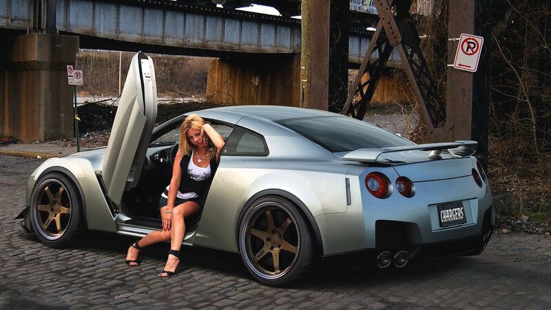 Woman in Silver Car — Dramatic