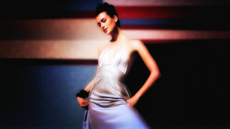 Woman in Silver Dress — Dramatic, Photograph, Handbag, Lighting