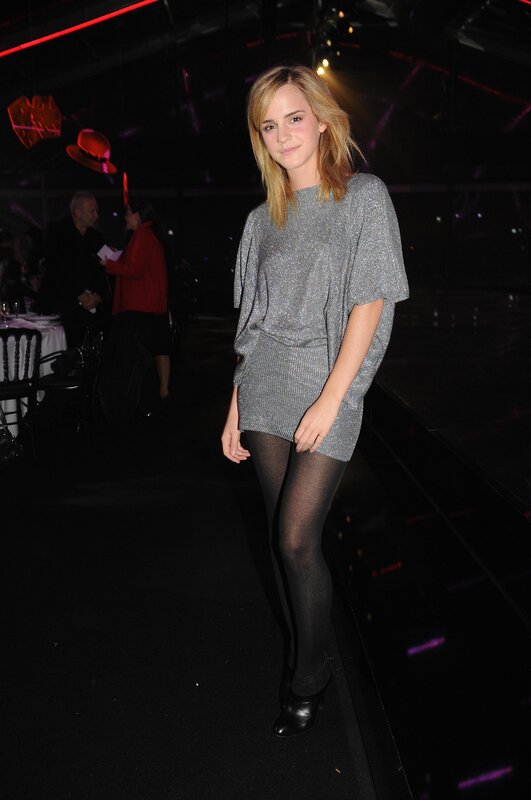 Woman in Silver Dress — Formal, Night, Photograph, Tights