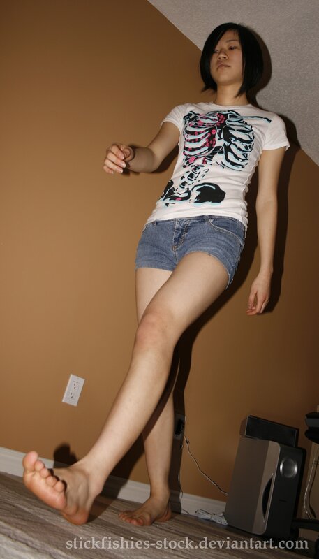 woman in skeleton t-shirt