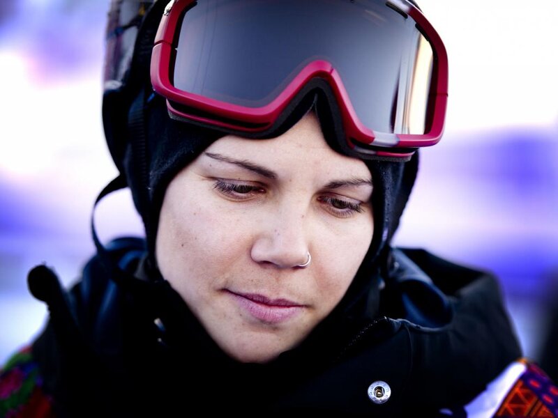 Woman in Ski Gear — Black