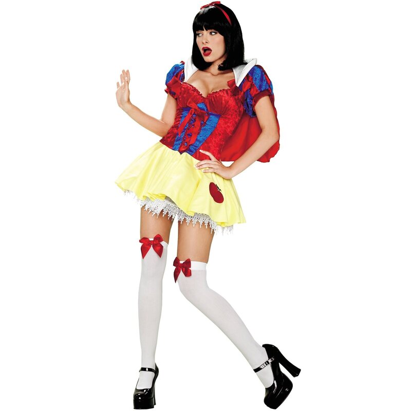 woman in snow white costume