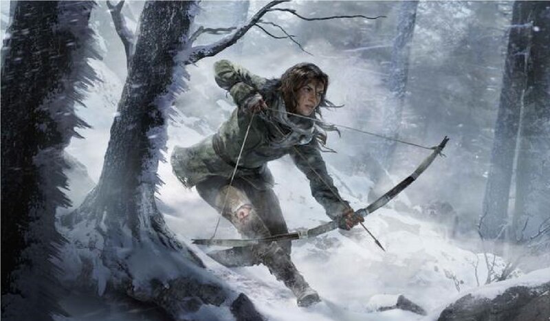 Woman in Snowy Forest — White, Dramatic, Winter
