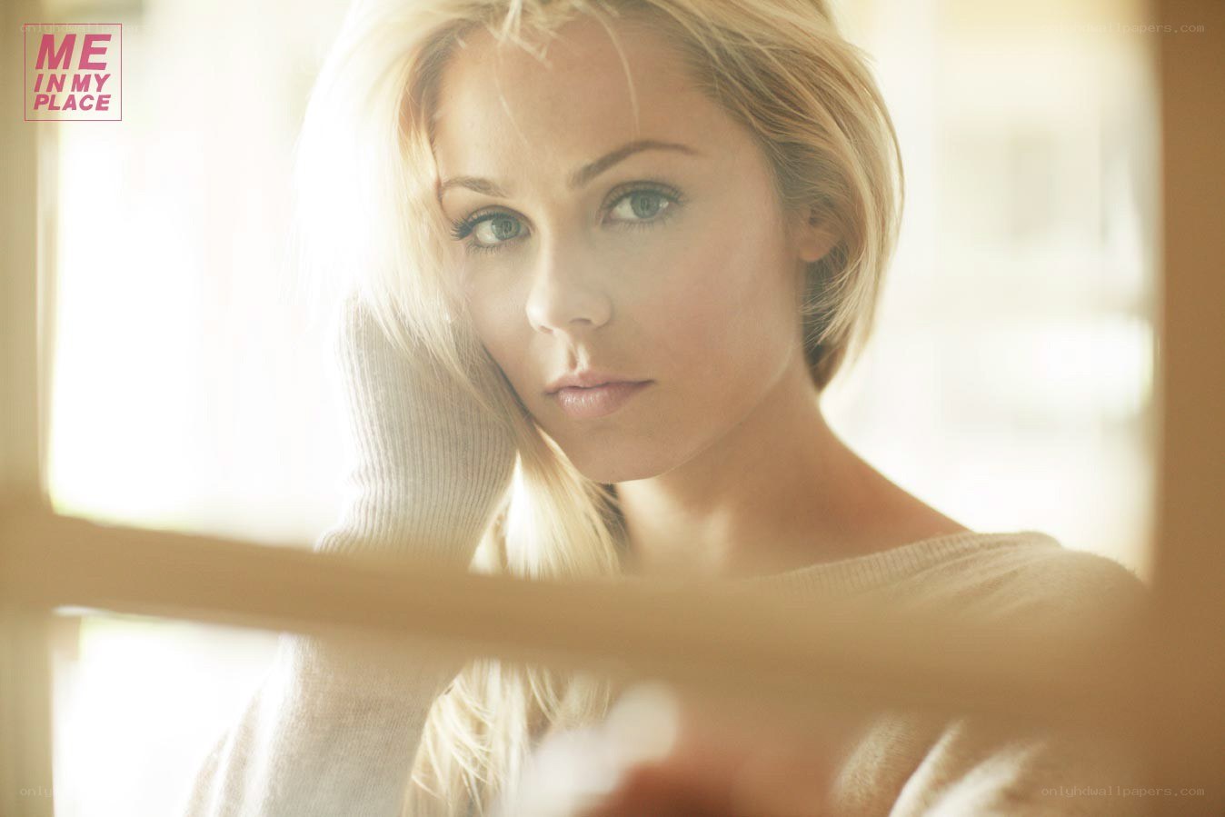 woman in soft light